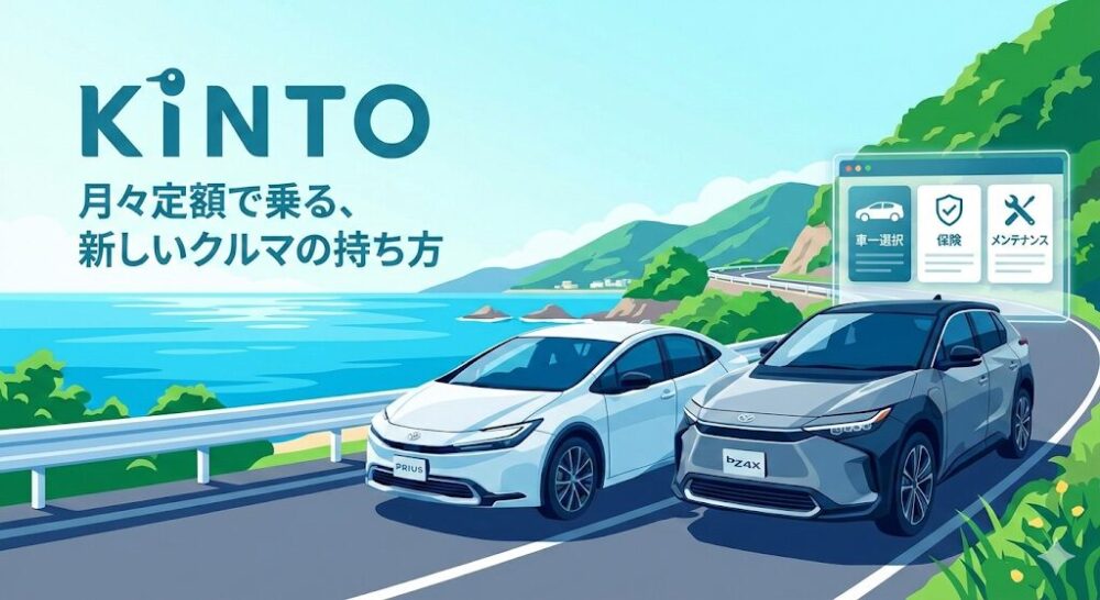トヨタKINTOの仕組みを完全図解！保険・メンテ込みの「車のサブスク」が若者に選ばれる全理由