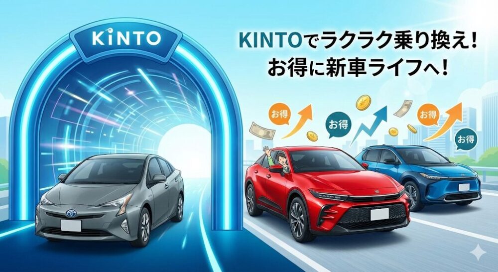 【トヨタKINTO】のりかえGOでカーライフが進化！手数料・タイミング・審査を徹底解説